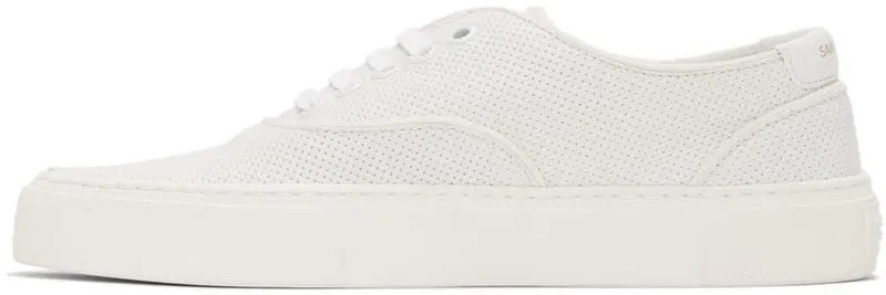 Saint Laurent White Venice Low-Top Sneakers (584766 1JZ80)