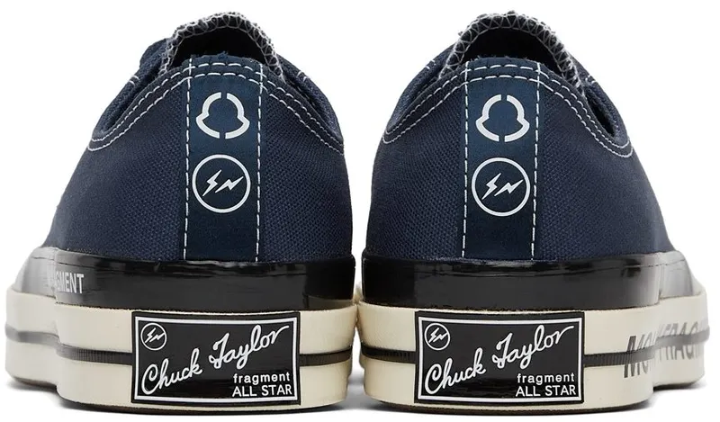 Moncler Genius 7 Moncler FRGMT Hiroshi Fujiwara Converse Navy Fraylor III Chuck 70 Sneakers (G20964M7060002SLQ)