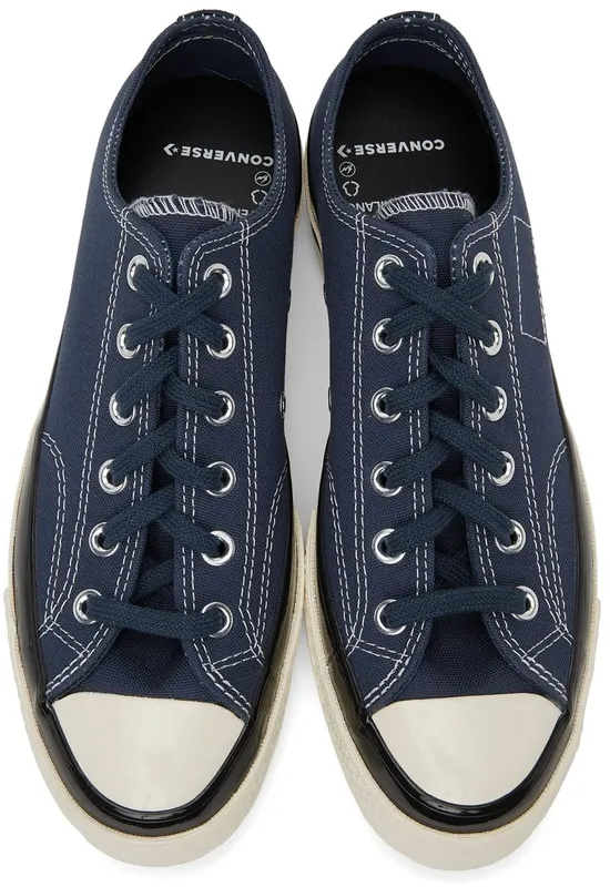 Moncler Genius 7 Moncler FRGMT Hiroshi Fujiwara Converse Navy Fraylor III Chuck 70 Sneakers (G20964M7060002SLQ)