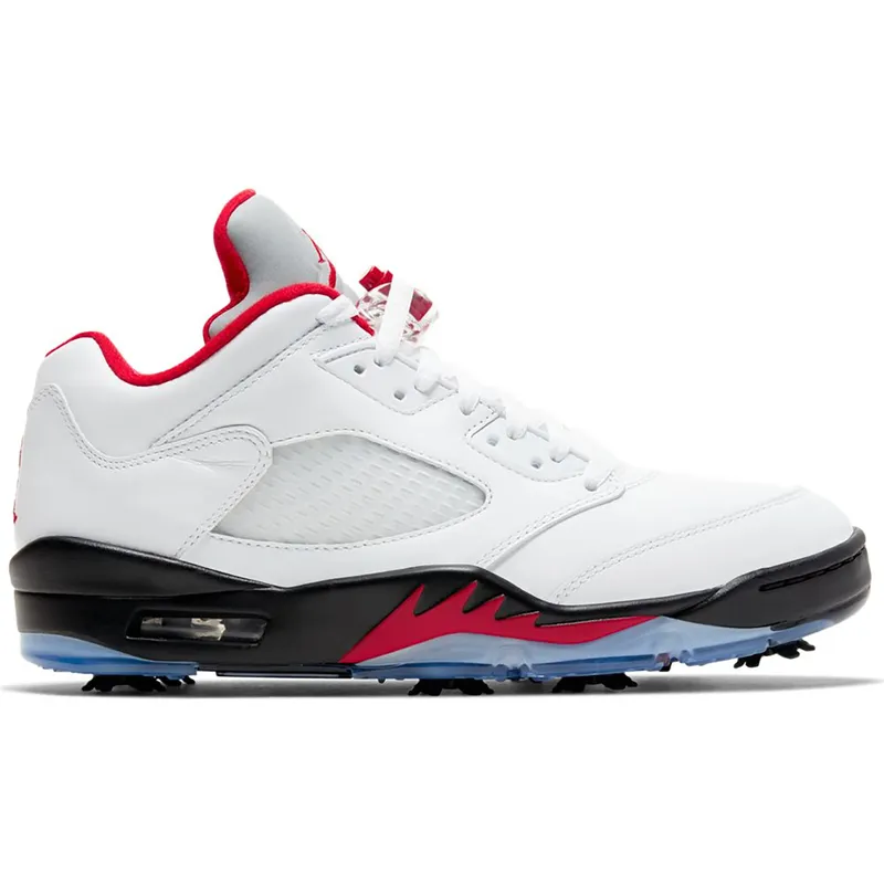 Jordan 5 Retro Low Golf Fire Red (Silver Tongue) (CU4523-100)