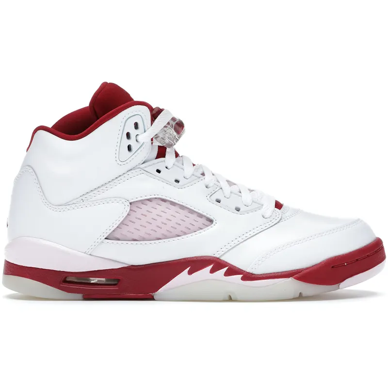Jordan 5 Retro White Pink Red (GS) (440892-106)