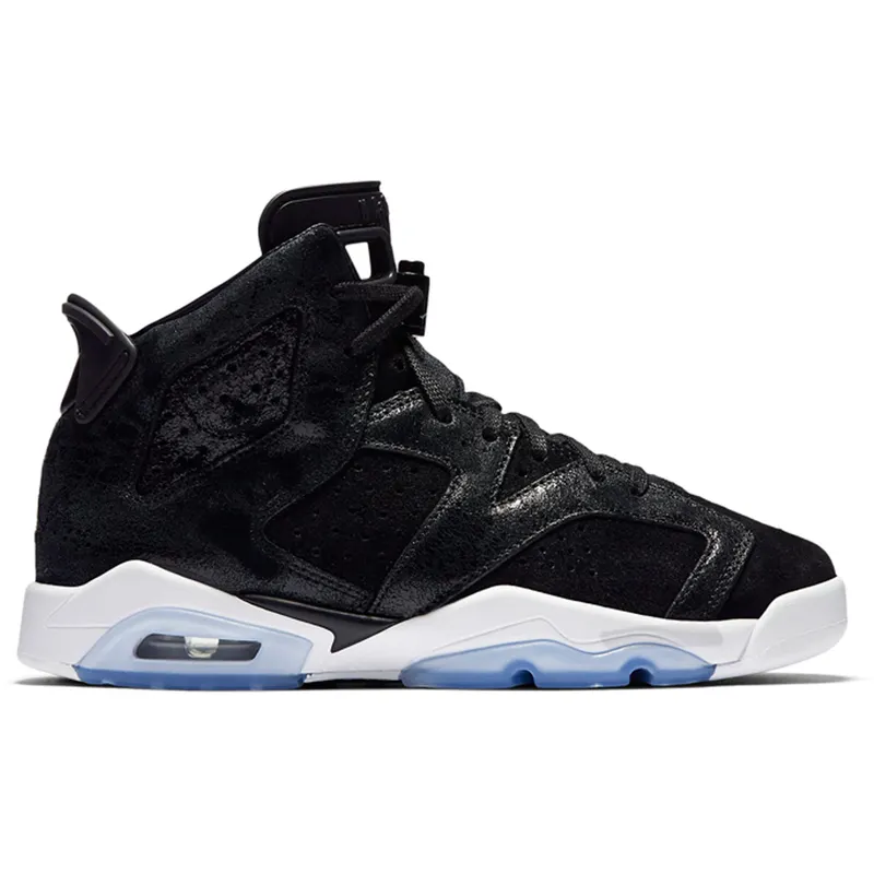 Jordan 6 Retro Heiress Black Suede (GS) (881430-029)