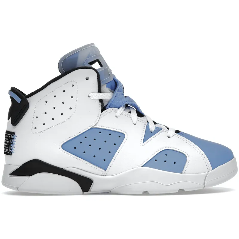 Jordan 6 Retro UNC White (PS) (DV3605-410)