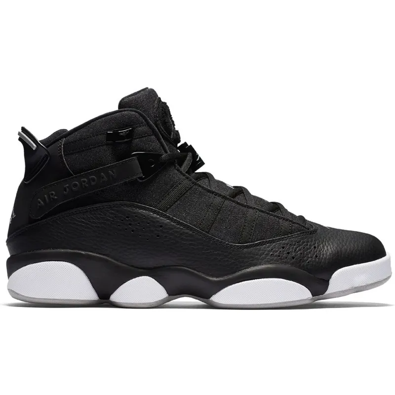 Jordan 6 Rings Black Matte Silver (322992-021)