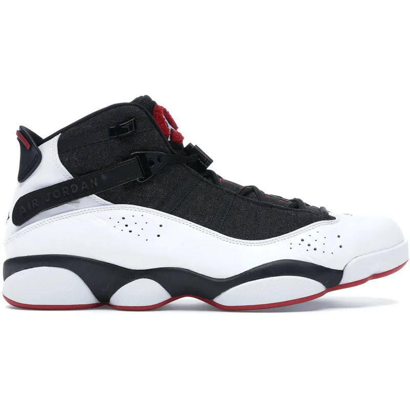 Jordan 6 Rings Black White Gym Red (322992-012)
