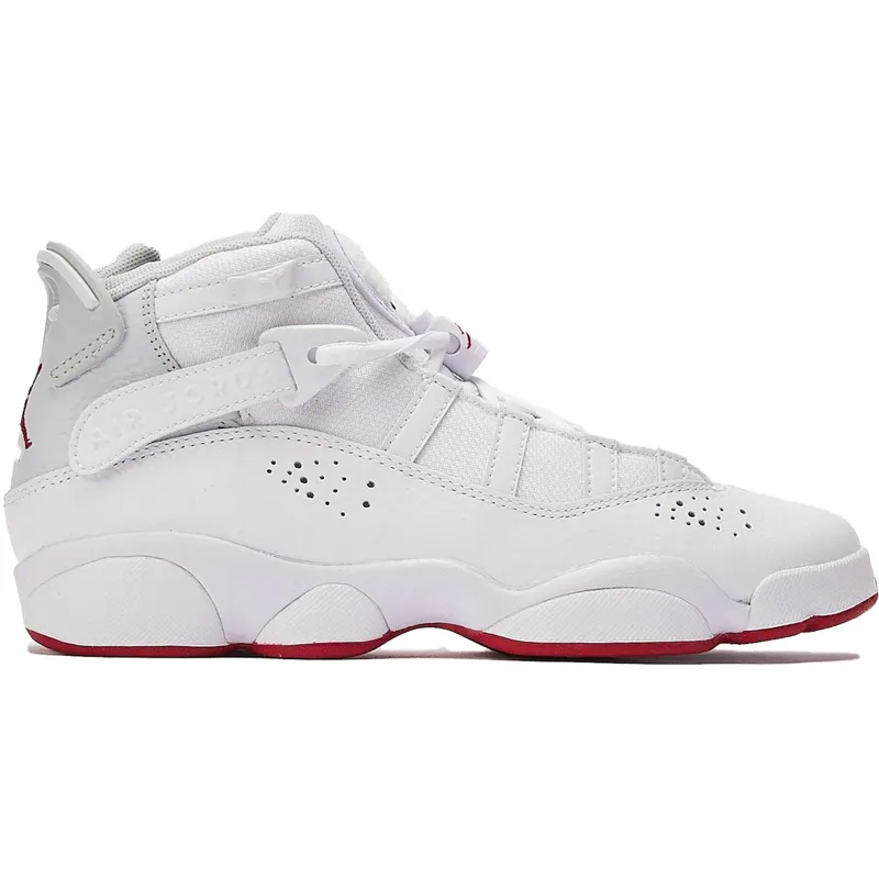 Jordan 6 Rings White Red Sole (323419-116)
