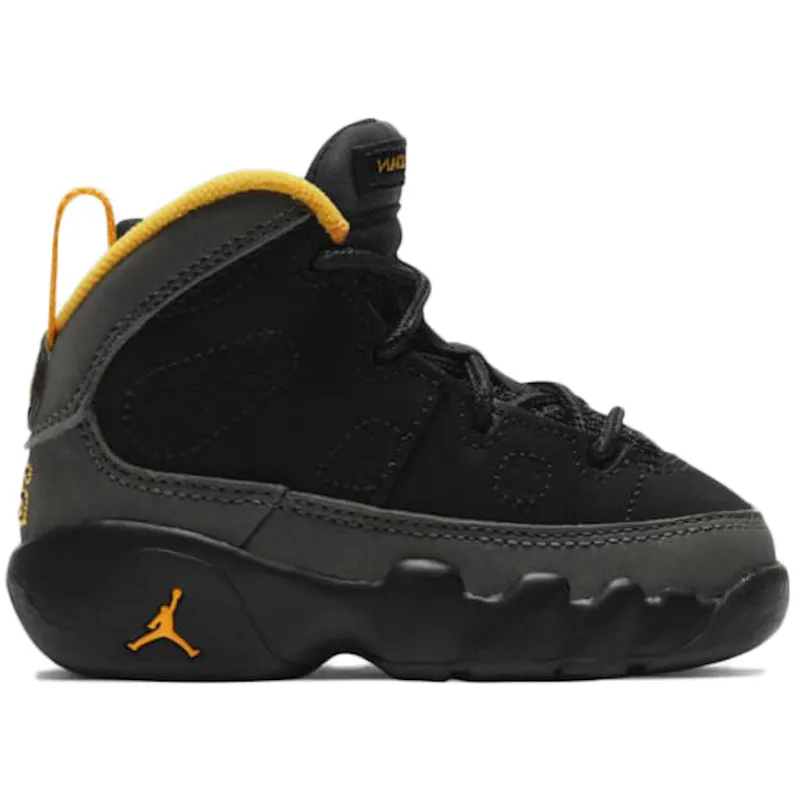 Jordan 9 Retro Dark Charcoal University Gold (TD) (401812-070)