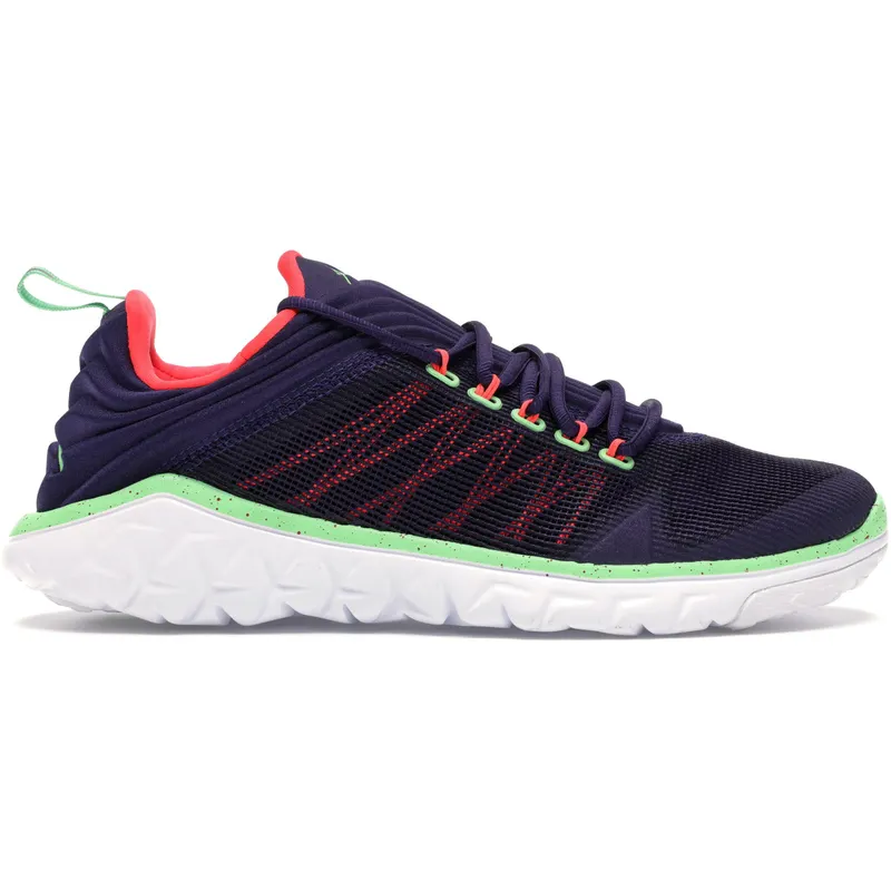 Jordan Flight Flex Trainer Ink/Lt Psn Green-Infrrd 23-White (654268-532)