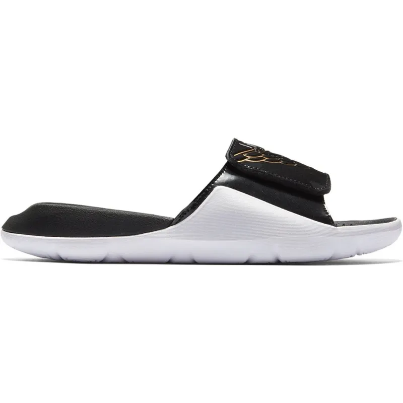 Jordan Hydro 7 Black Metallic Gold White (GS) (AA2516-021)