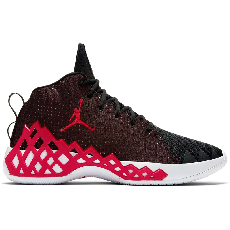 Jordan Jumpman Diamond Mid Black University Red (CI1204-006/CI1205-006)