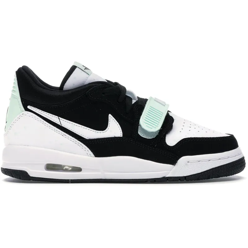 Jordan Legacy 312 Low Black White Teal Tint (GS) (CJ5500-013)