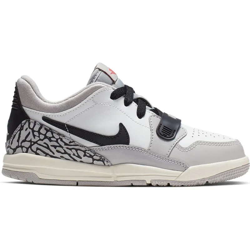 Jordan Legacy 312 Low Tech Grey Fire Red Black (PS) (CD9055-101)