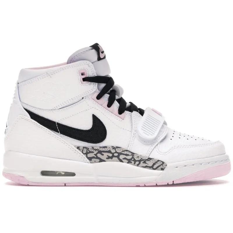 Jordan Legacy 312 White Black Pink Foam (GS) (AT4040-106)