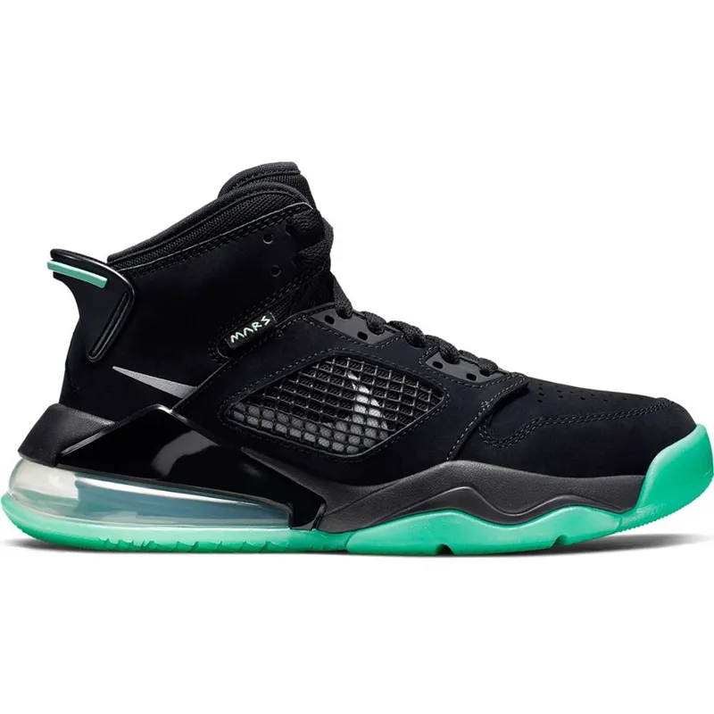 Jordan Mars 270 Black Green Glow (GS) (BQ6508-003)