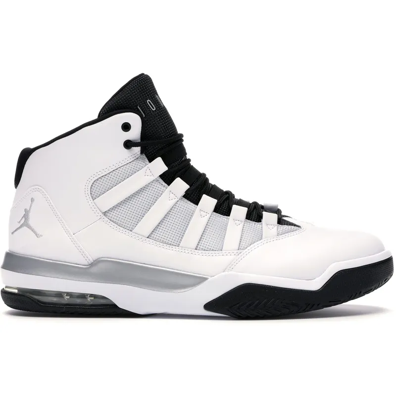 Jordan Max Aura White Metallic Silver Black (AQ9084-102)