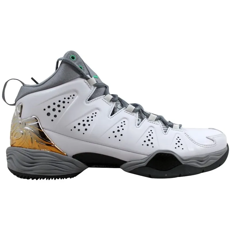Jordan Melo M10 White Green Glow Wolf Grey (629876-105)