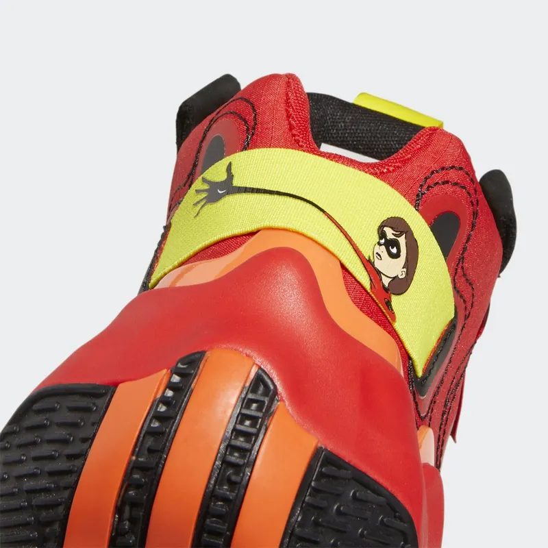 adidas Exhibit B Candace Parker Mid Vivid Red / Core Black / Team Yellow (GZ2379)