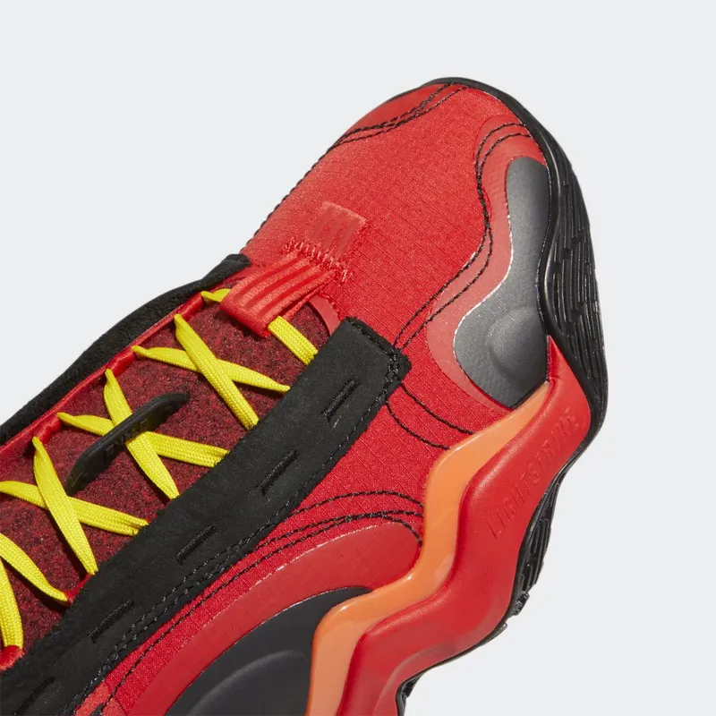 adidas Exhibit B Candace Parker Mid Vivid Red / Core Black / Team Yellow (GZ2379)