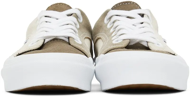 Vans Beige & Brown UA OG Lampin LX Sneakers (VN0A7Q4U92H)