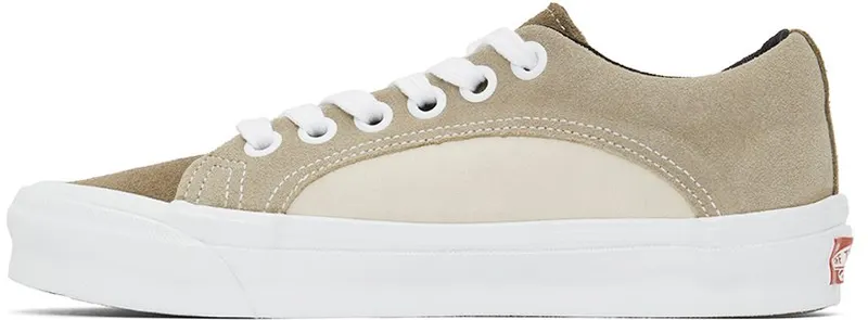 Vans Beige & Brown UA OG Lampin LX Sneakers (VN0A7Q4U92H)