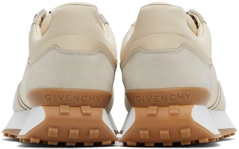 Givenchy Beige & Grey GIV Sneakers (BE001TE11Q)