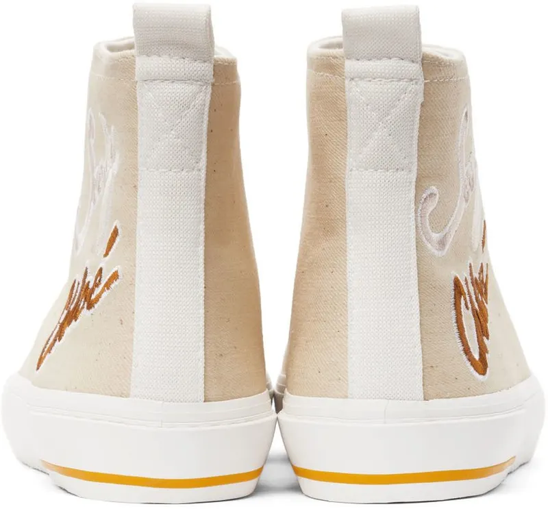 See by Chloé Beige Aryana Sneakers (SB37112A 14272)