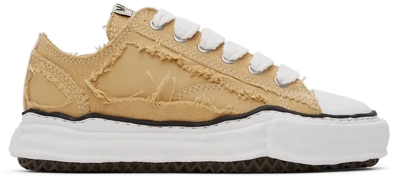 Miharayasuhiro Beige Broken Peterson Low Sneakers (A08FW717)