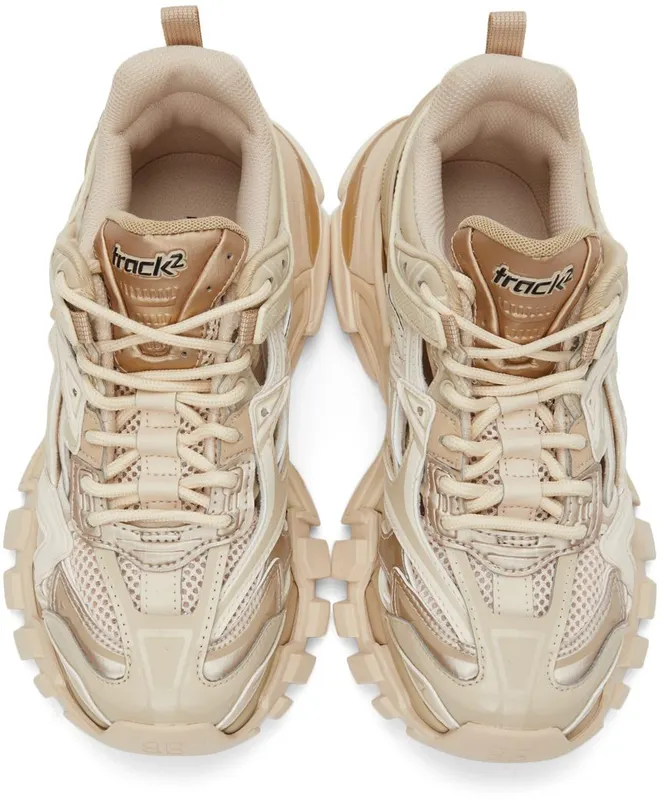 Balenciaga Beige Track 2.0 Sneakers (568615 W2GN3)