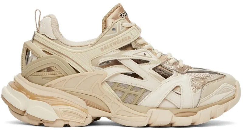 Balenciaga Beige Track 2.0 Sneakers (568615 W2GN3)