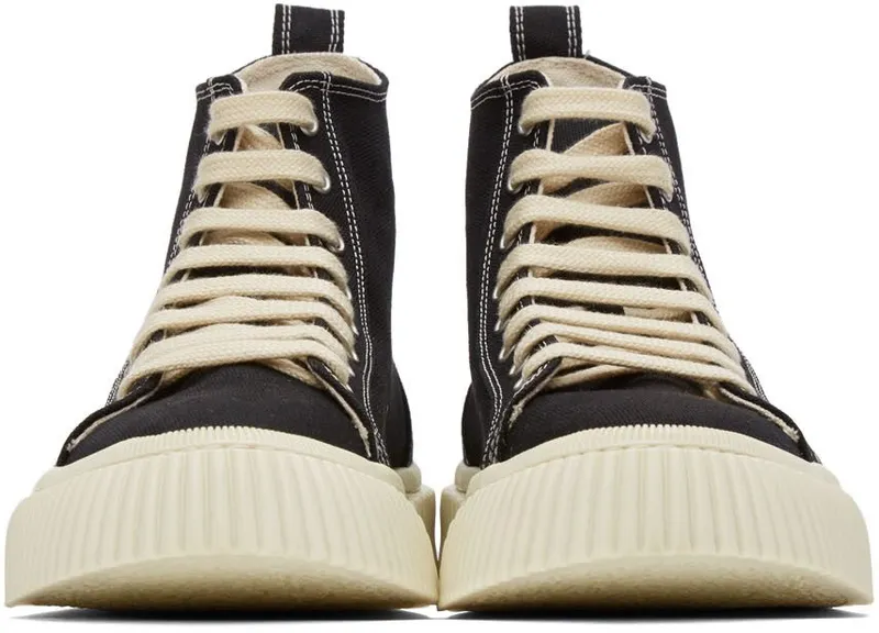 AMI Alexandre Mattiussi Black Ami de Cœur High Sneakers (A21S404.961)