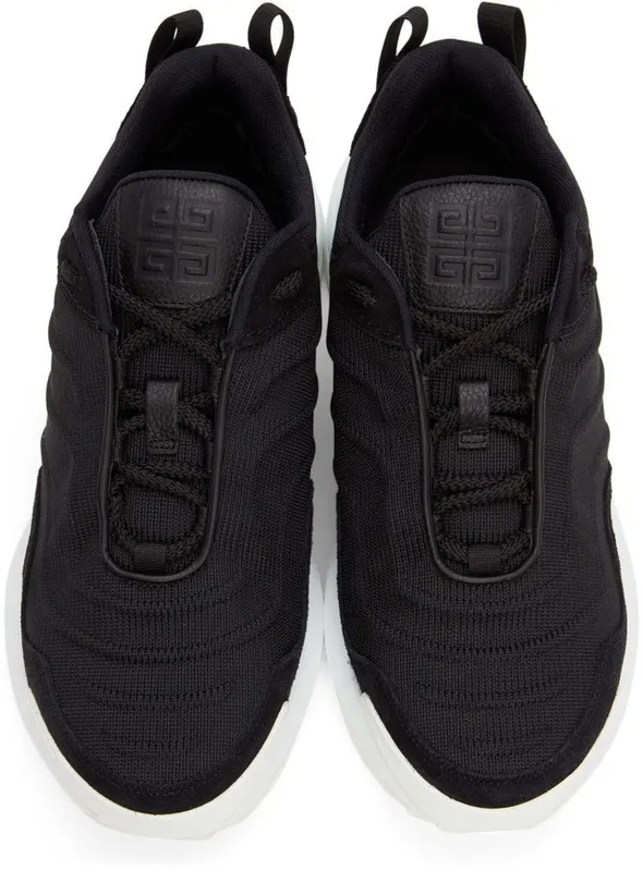 Givenchy Black & White GIV 1 Light Runner Sneakers (BH005FH13D)