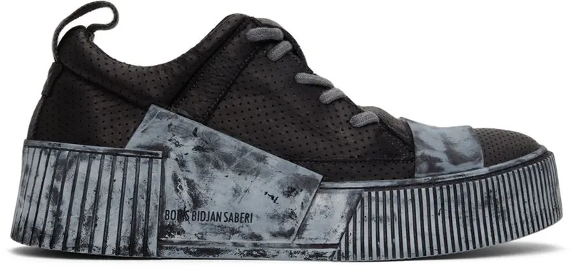 Boris Bidjan Saberi Black Bamba 2.1 Sneakers (298-SS2200B2000000SM-0019)
