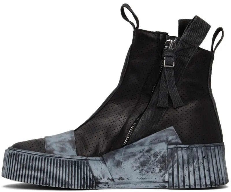 Boris Bidjan Saberi Black Bamba 3.1 High Top Sneakers (304-SS2200B3000000SM-0043)