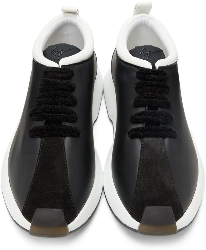 Giuseppe Zanotti Black Birel Low Top Sneakers (RU10044-90534)