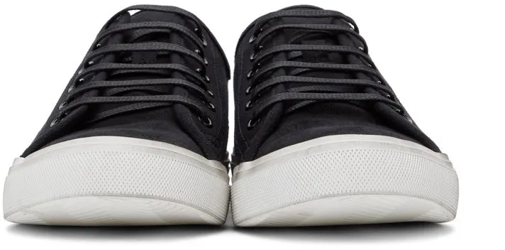 Saint Laurent Black Malibu Low Sneakers (606408GUZ20)