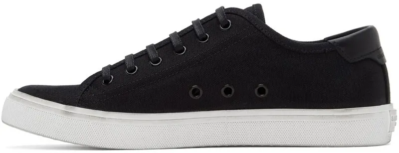 Saint Laurent Black Malibu Low Sneakers (606408GUZ20)