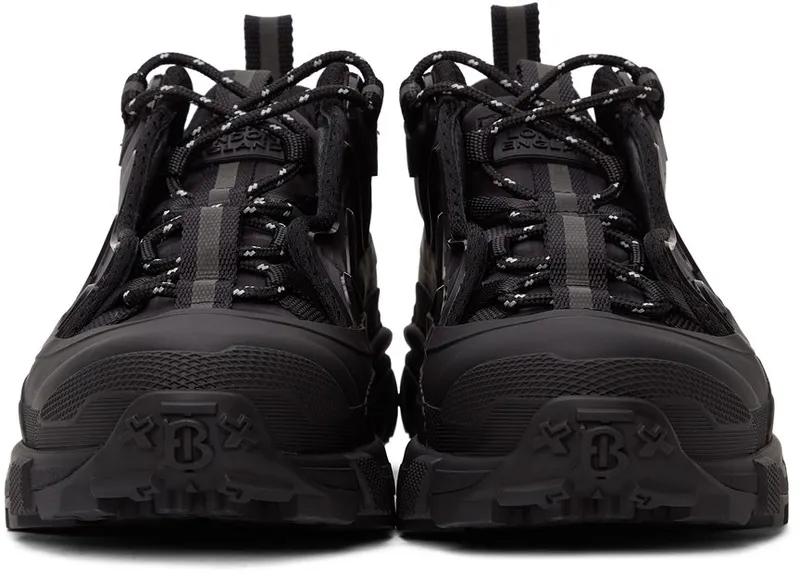 Burberry Black Check Technical Arthur Sneakers (8042584)