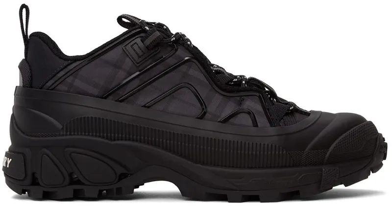 Burberry Black Check Technical Arthur Sneakers (8042584)