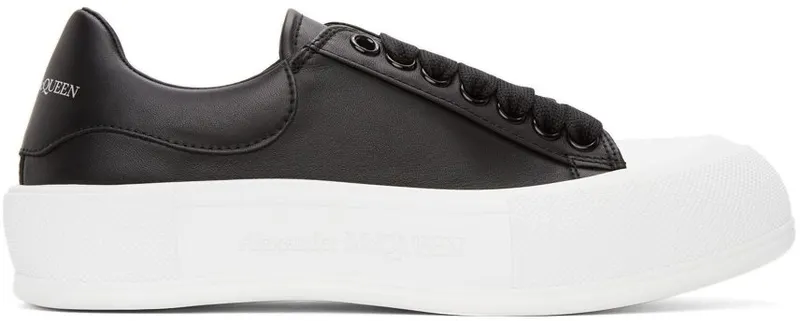 Alexander McQueen Black Joey Sneakers (667817WIAB6)