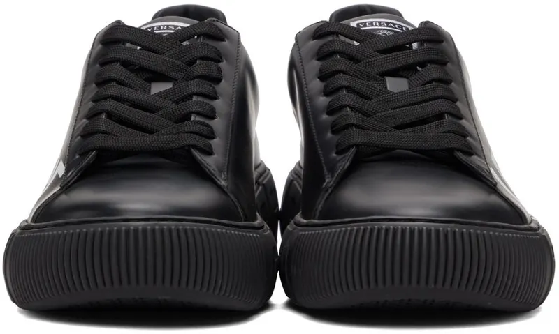 Versace Black Logo Greca Low-Top Sneakers (*DSU8404 DV51G)