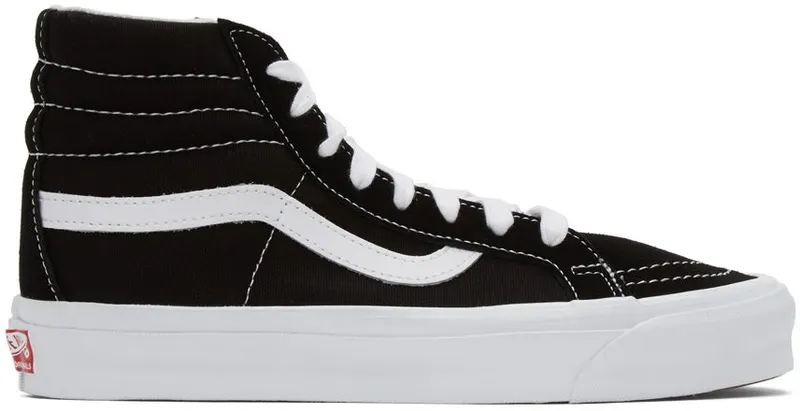 Vans Black OG Sk8-Hi LX Sneakers (VN0A4BVBOIU)