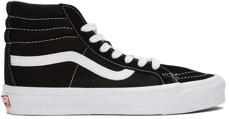 Vans Black OG Sk8-Hi LX Sneakers (VN0A4BVBOIU)