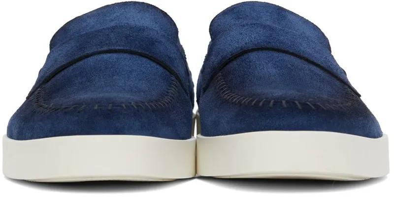 Santoni Blue Dowdy GEXU48 Shoes (MGAI18087PANBGEXU48)