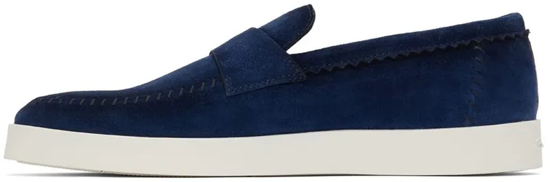 Santoni Blue Dowdy GEXU48 Shoes (MGAI18087PANBGEXU48)