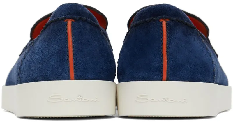 Santoni Blue Dowdy GEXU48 Shoes (MGAI18087PANBGEXU48)