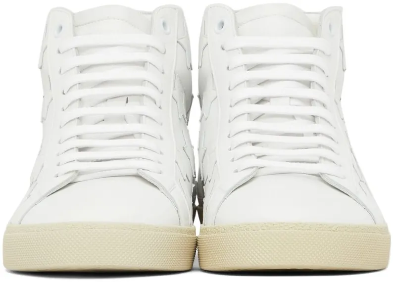 Saint Laurent Court Classic SL/06 Metallic California High-Top Sneakers (67290600ND0)
