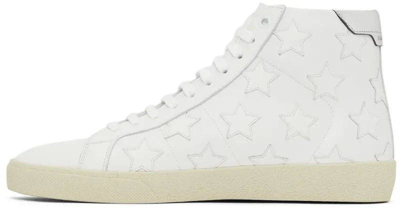 Saint Laurent Court Classic SL/06 Metallic California High-Top Sneakers (67290600ND0)