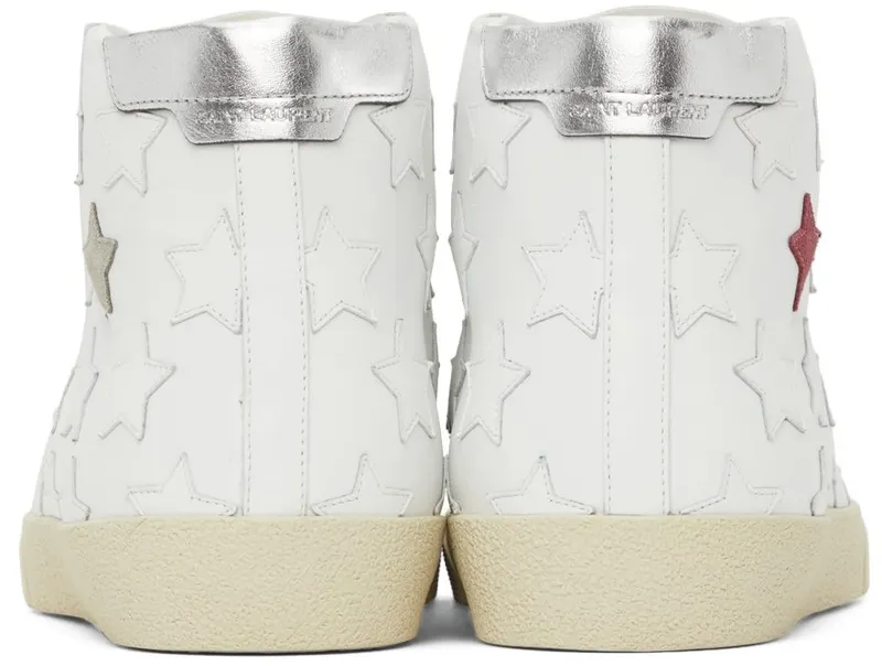 Saint Laurent Court Classic SL/06 Metallic California High-Top Sneakers (67290600ND0)
