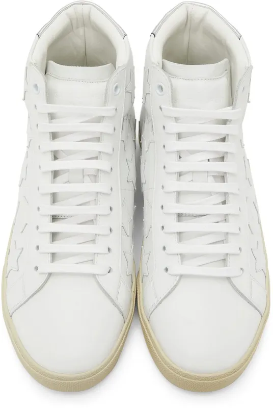 Saint Laurent Court Classic SL/06 Metallic California High-Top Sneakers (67290600ND0)