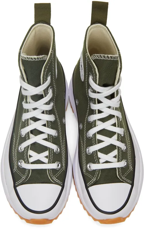 Converse Green Run Star Hike Hi Sneakers (171667C)